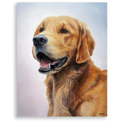 Golden Retriever Painting, 12x16" hand mounted reproduction of artist Zann Hemphill's original oil paintings on Museum-Grade Archival Canvas from Rascals Sporting Dogs